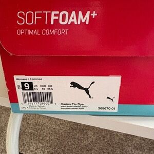 Puma Carina Tie Dye Sneakers - Red and Blue